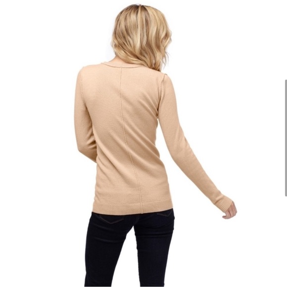 Cuyana Camel Wool Cashmere Sweater size Small - Picture 3 of 9